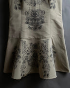 "RED VALENTINO" Baroque print sleeveless dress