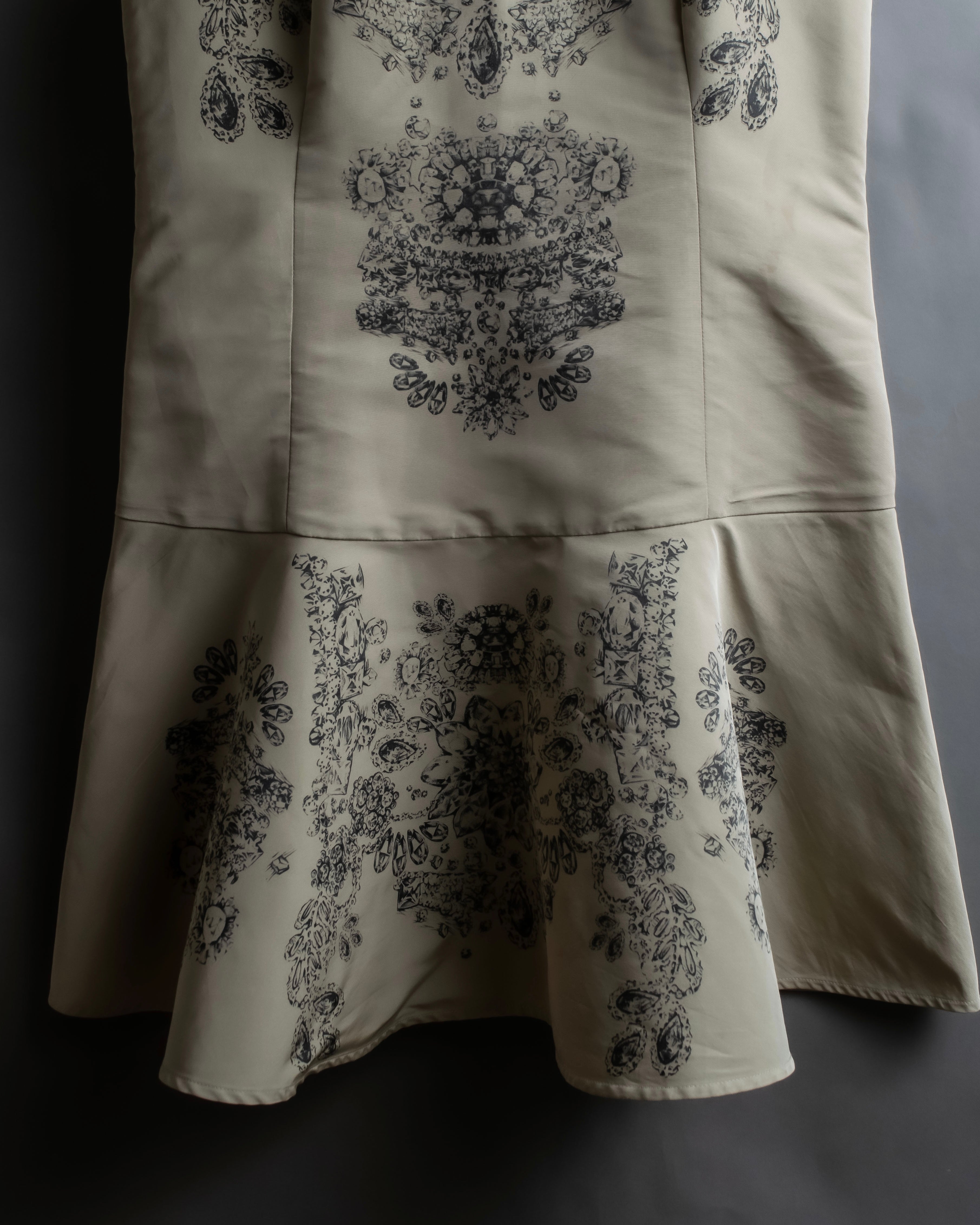 "RED VALENTINO" Baroque print sleeveless dress