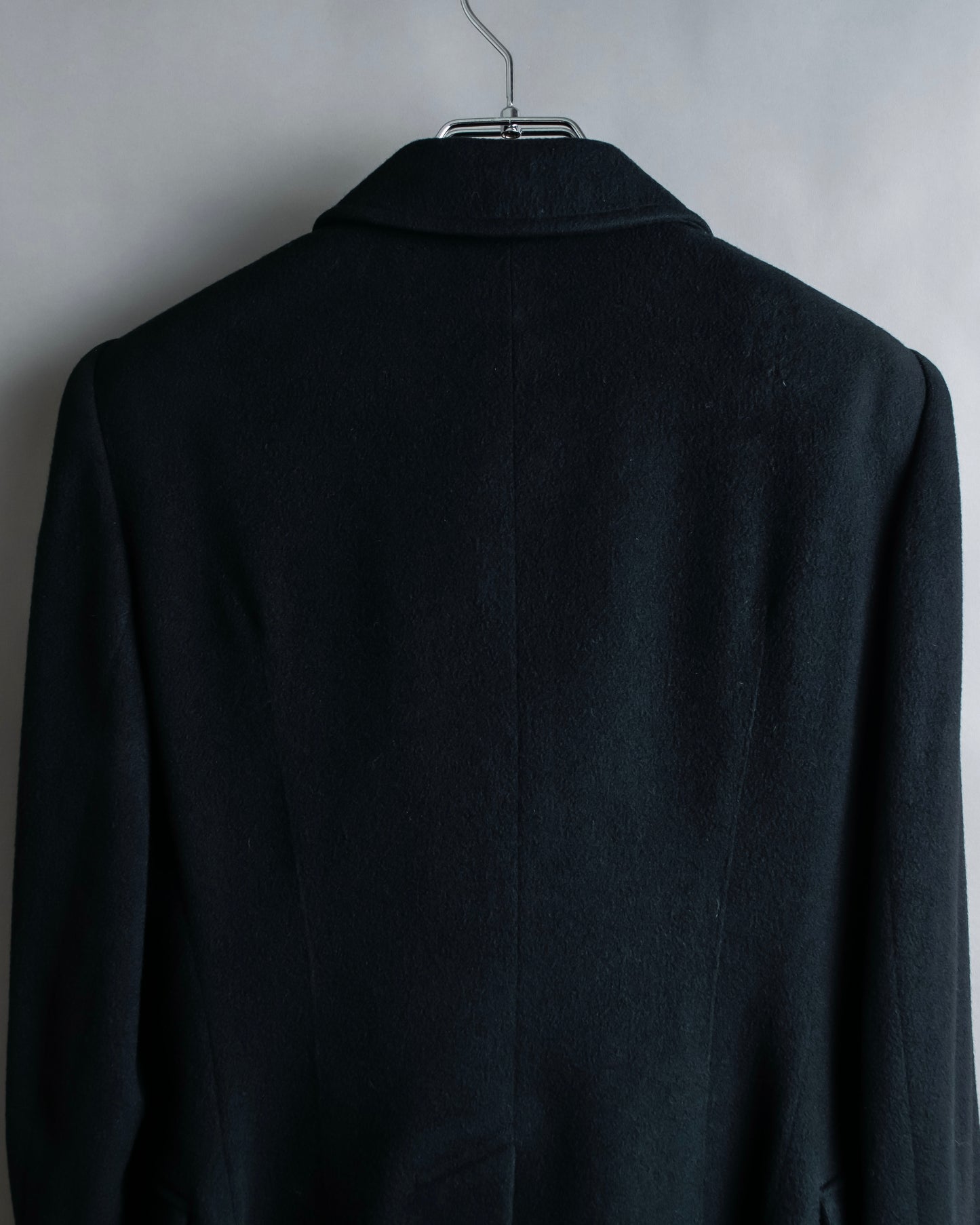 "HERMES" 100% cashmere shaped tailored jacket