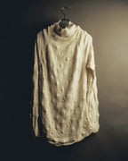 "Alexander McQueen" 90's-00's Sculptural ribbed turtleneck wool knit sweater