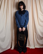 "MAISON MARGIELA" 17SS Asymmetric button line knit