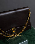 "Christian Dior" CD turn lock design chain shoulder bag