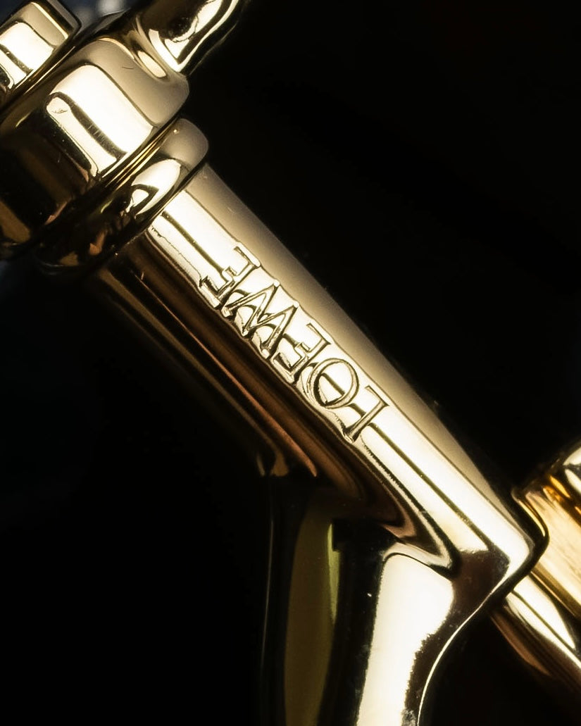 "LOEWE" Gate top handle 2way leather bag