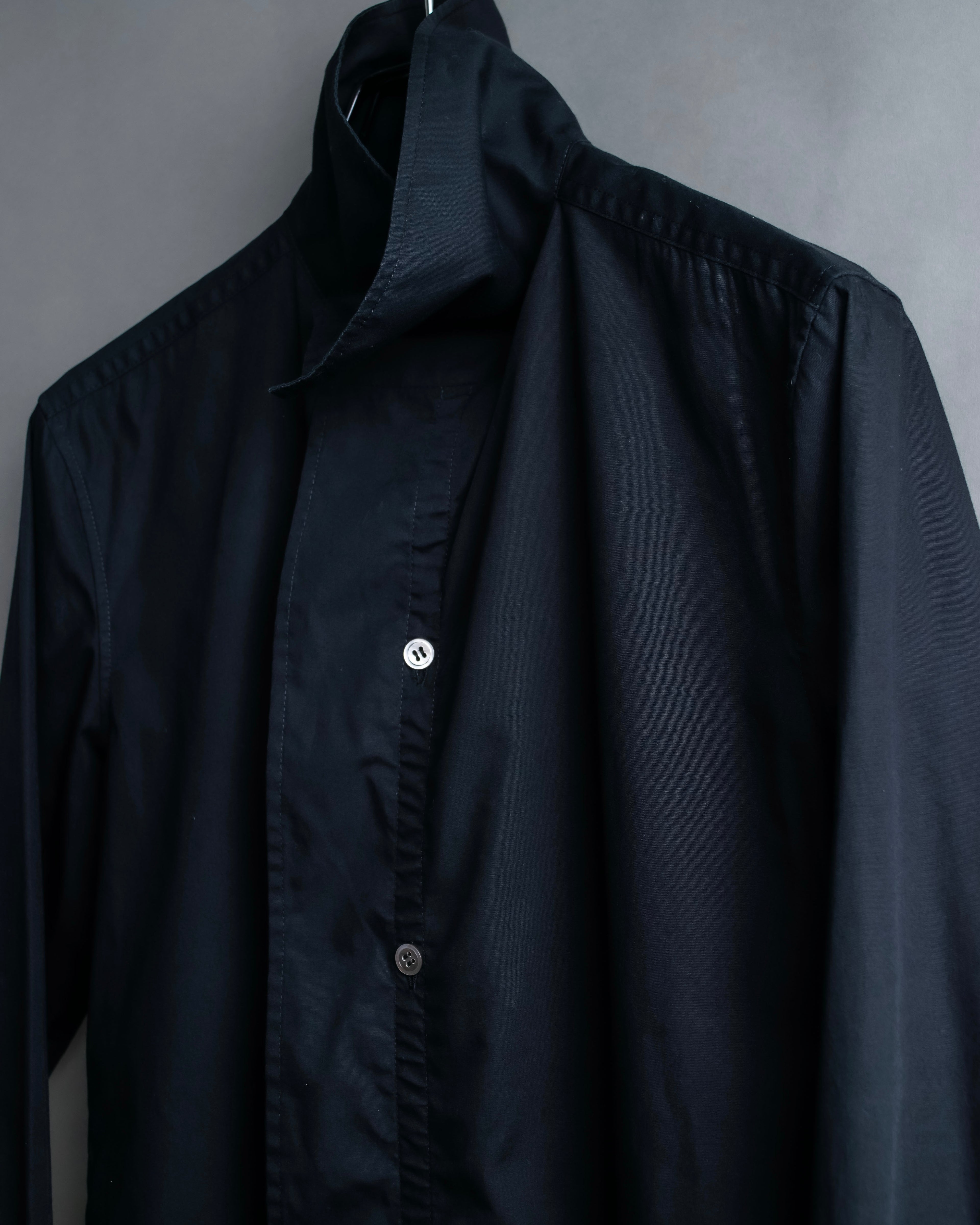 "Y's" Stand &amp; Regular Collar Cotton Shirt