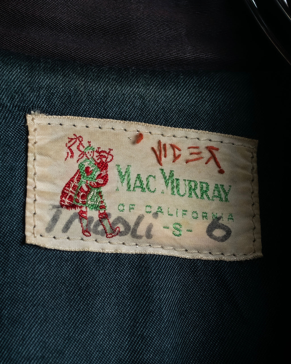 "Vintage Western detail shirt jacket"