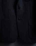 "BURBERRY" Marbled wool unlined tailored jacket