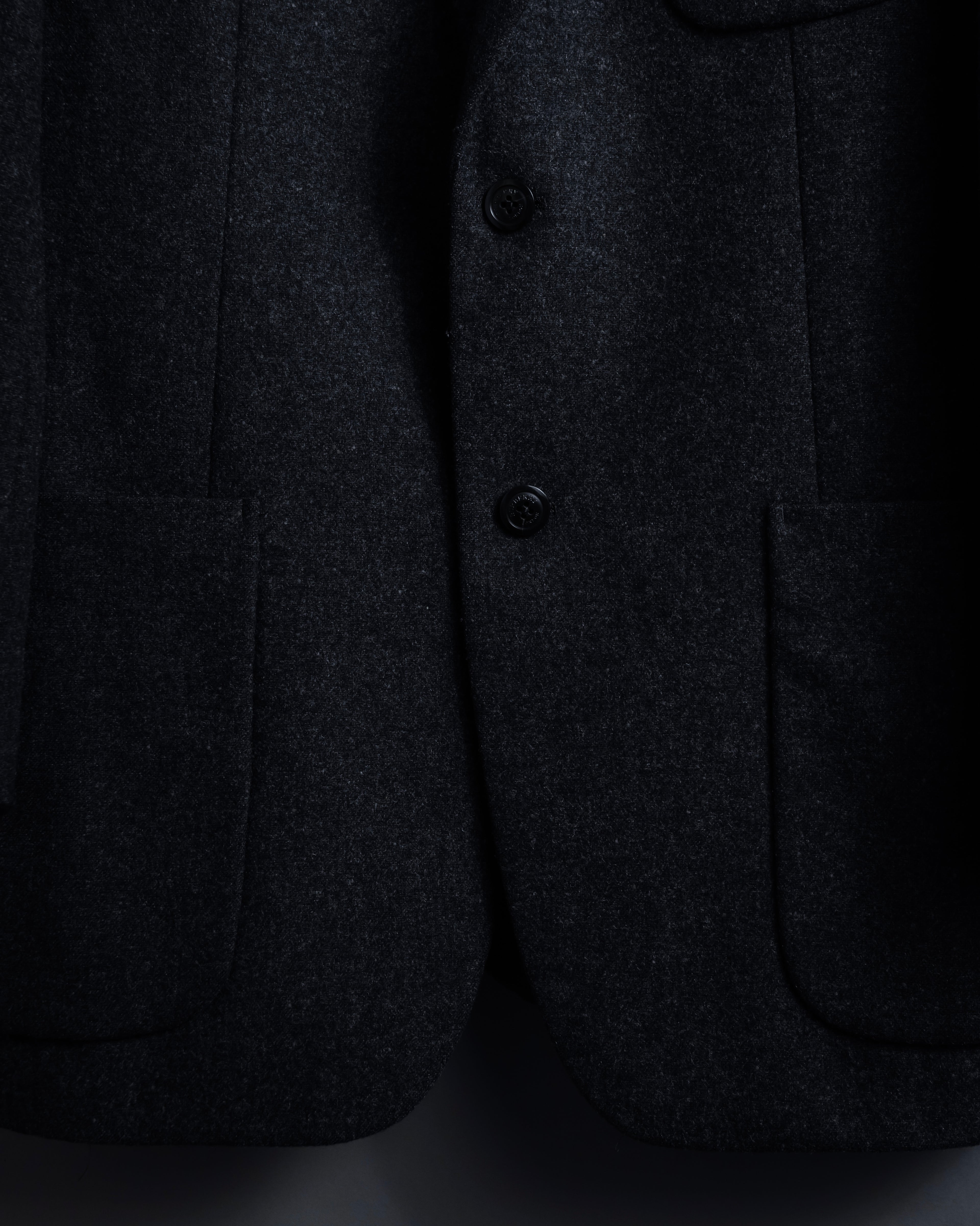 "BURBERRY" Marbled wool unlined tailored jacket