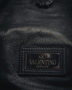 -SPECIAL- “VALENTINO GARAVANI” 2006-2009 Histoire whipstitch leather tote bag