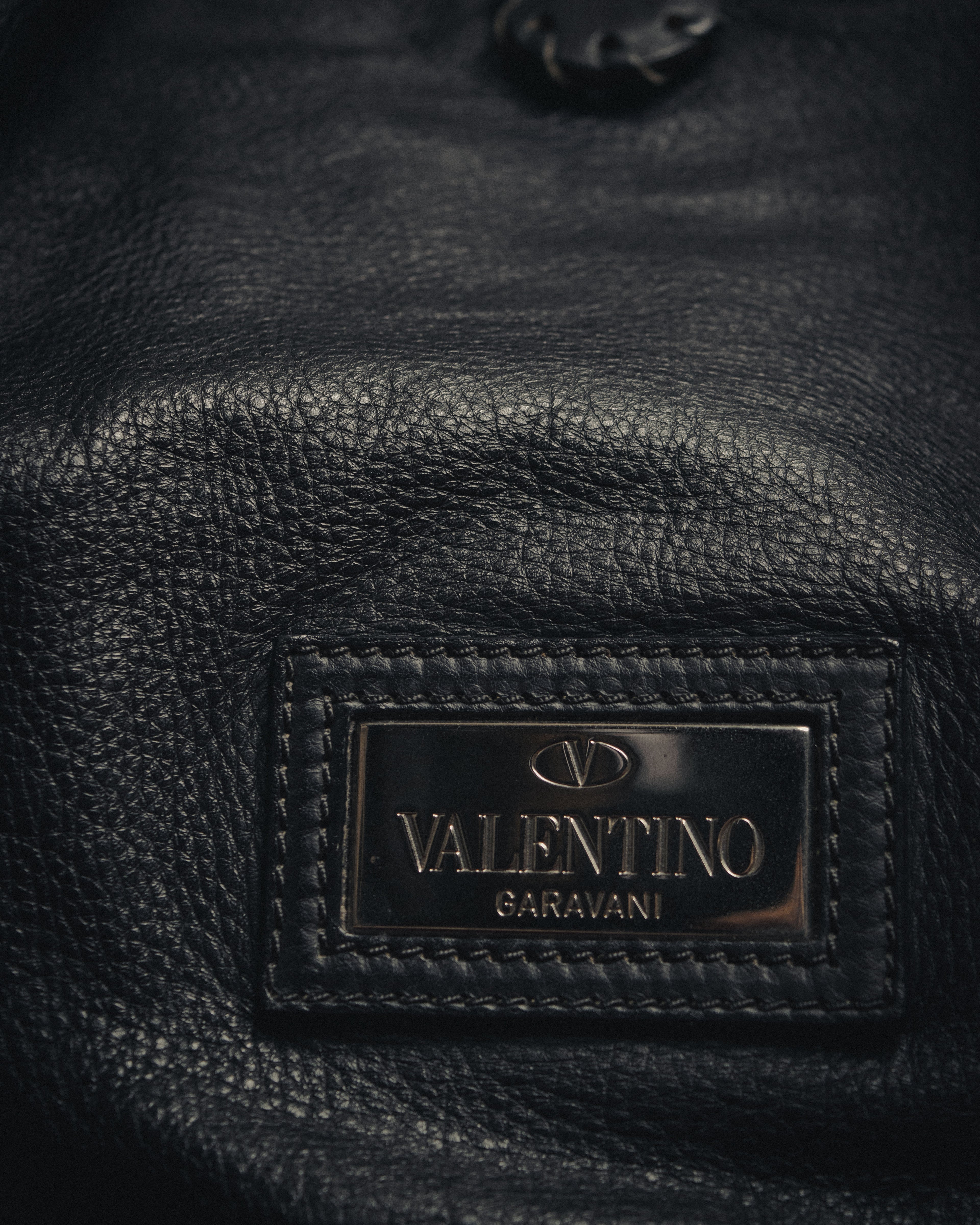 -SPECIAL- “VALENTINO GARAVANI” 2006-2009 Histoire whipstitch leather tote bag