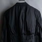 "PRADA" gathered detail cotton tailored jacket