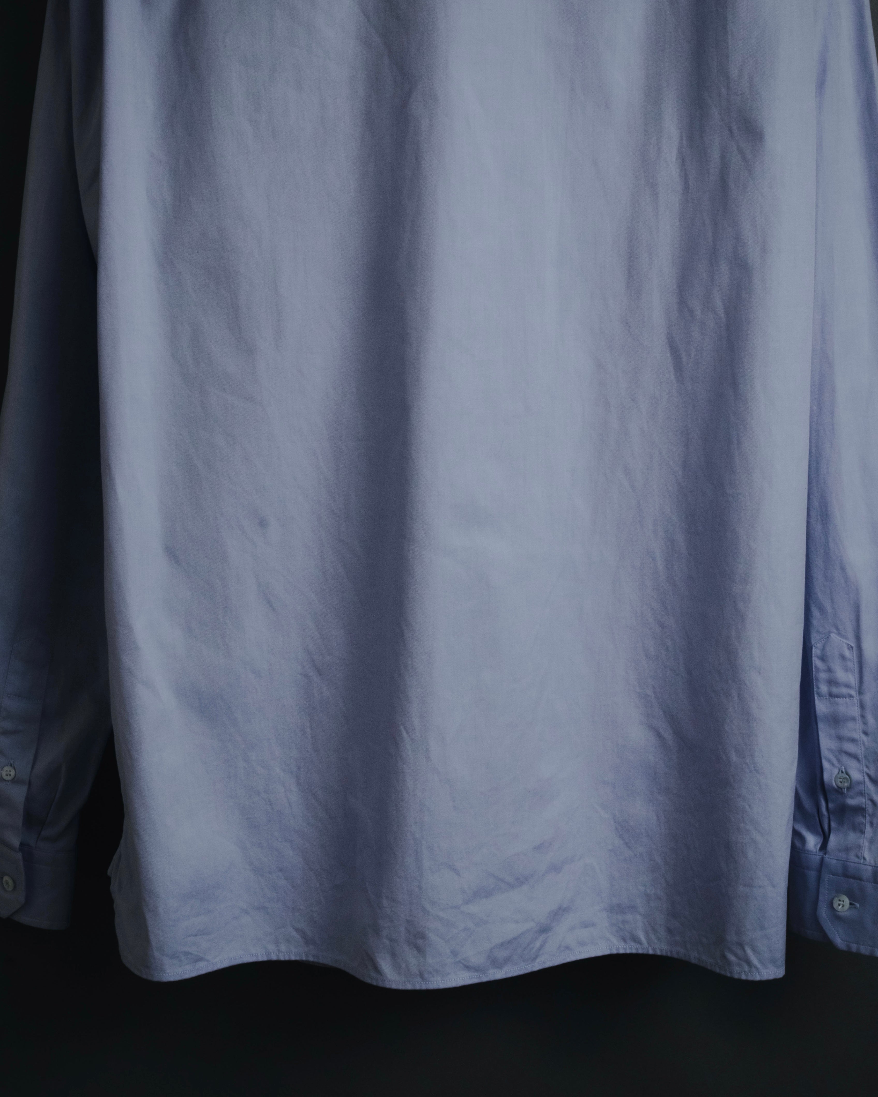 "GUCCI" Michele design tonal contrast-collar classic dress shirt