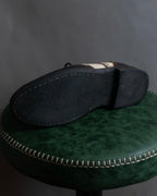 "ISSEY MIYAKE" Fade color wingtip leather shoes