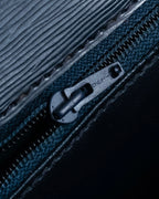 "Chloe" Trapezoid design embossed leather hand bag