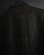"Burberrys" 90’s Herringbone tweed wool suit set