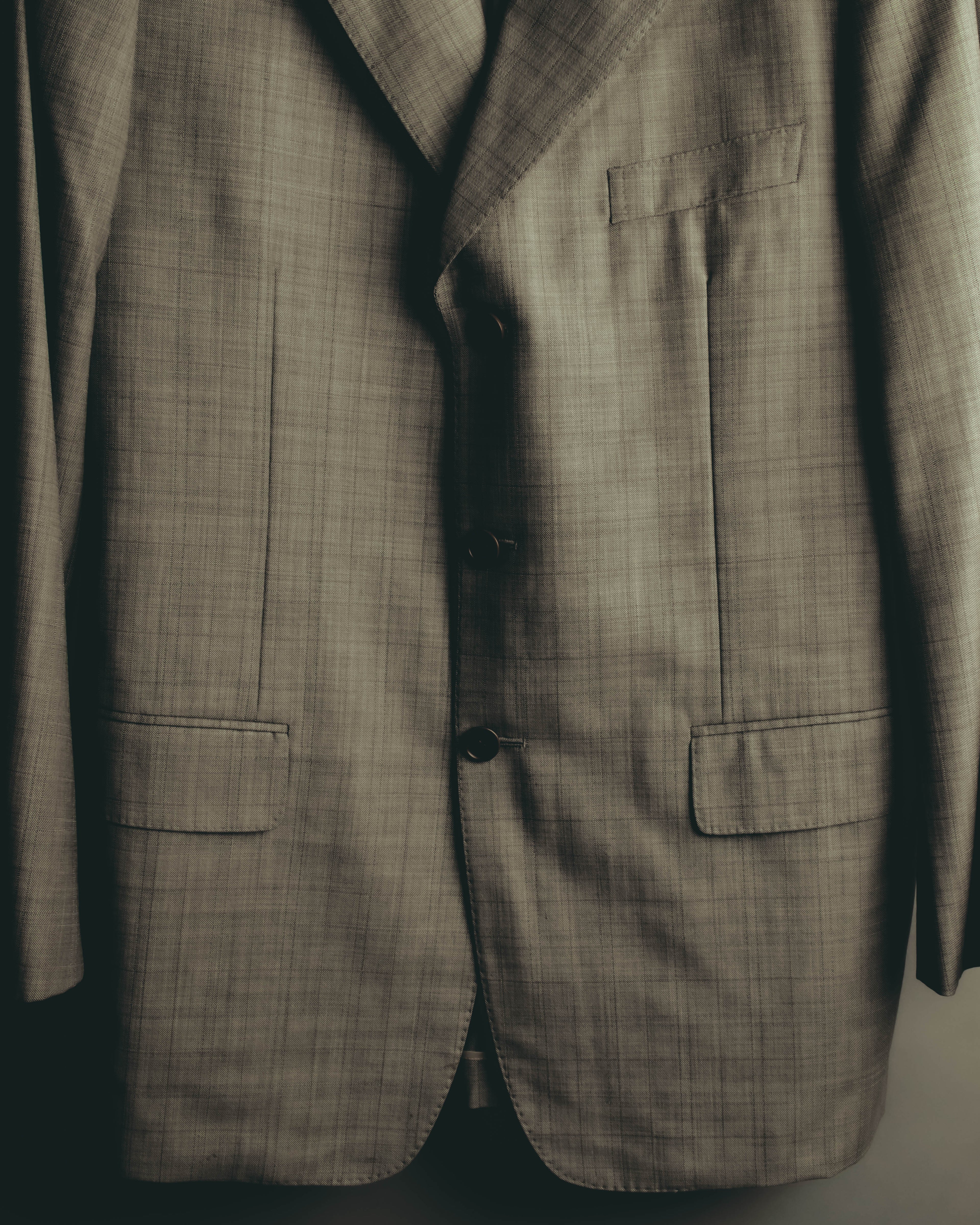 "MONSIEUR by GIVENCHY" 90's Checked wool tailored blazer