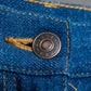 "GUCCI" Logo lapel design one wash flare denim