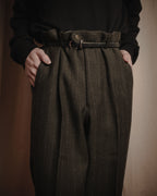 "Yves Saint Laurent diffusion hommes" 80’s-90’s structured glitter pinstripe wool suit set-up