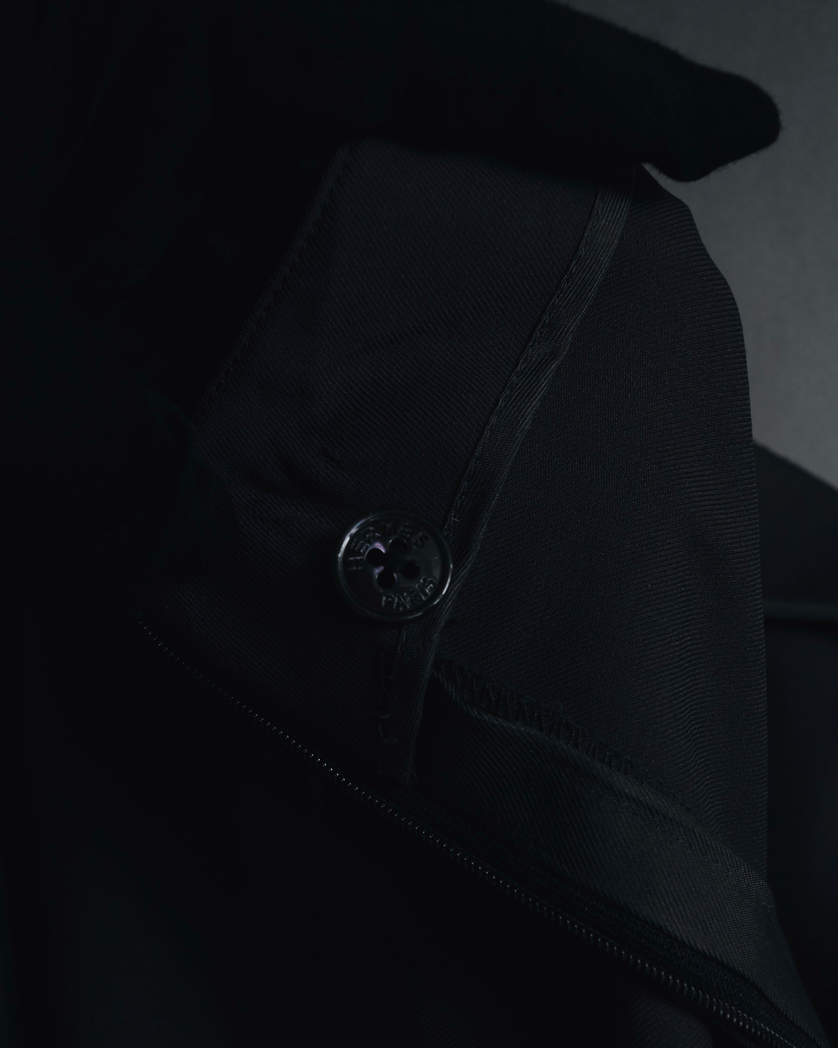 "HERMES" 90’s-00’s Margiela design minimal virgin wool slacks