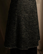 "Dolce & Gabbana" Double-breasted beautiful tweed long coat