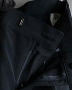 "JEAN PAUL GAULTIER FEMME"
 High-waisted straight draping slacks