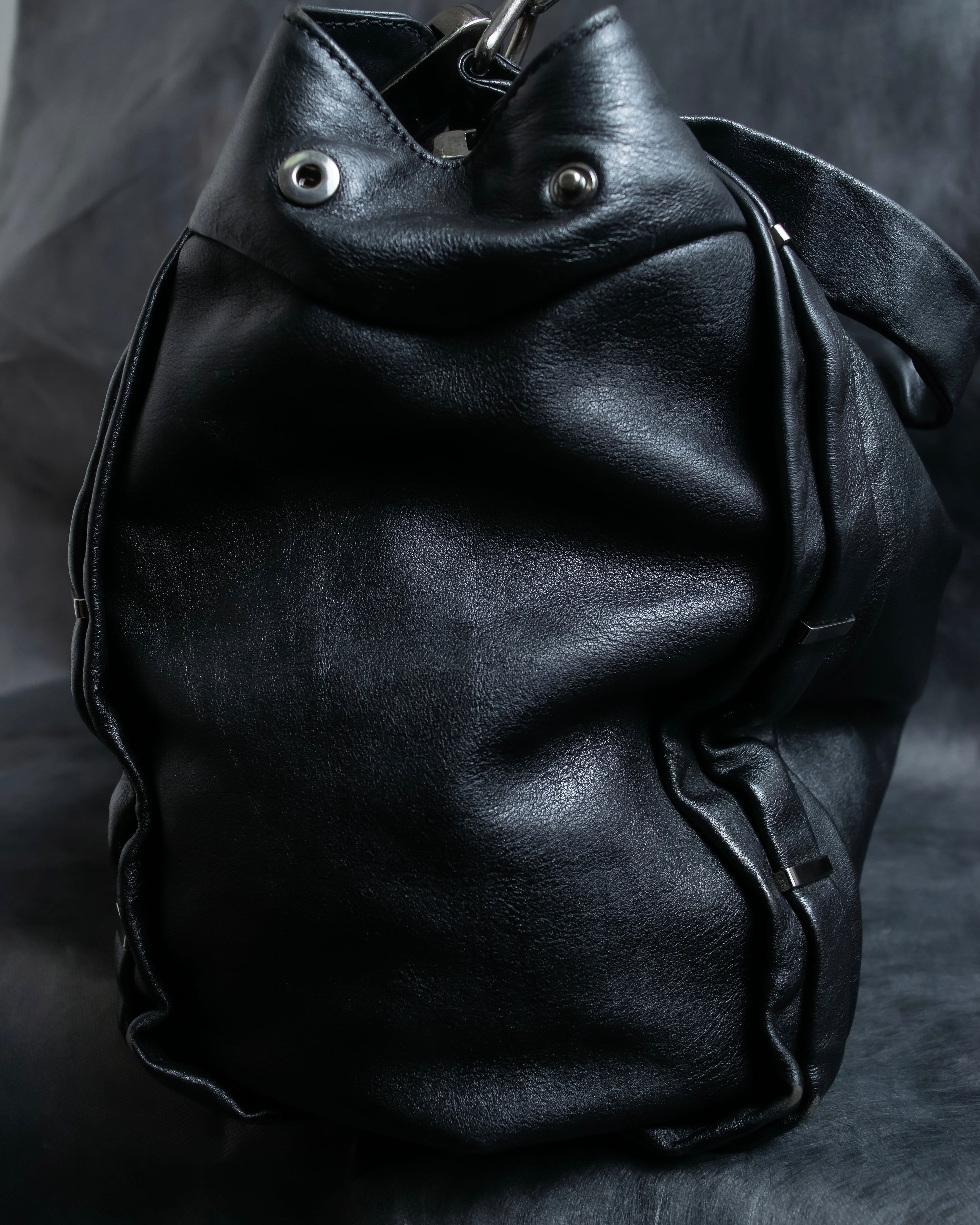 "CELINE" Silver parts design one handle shoulder bag