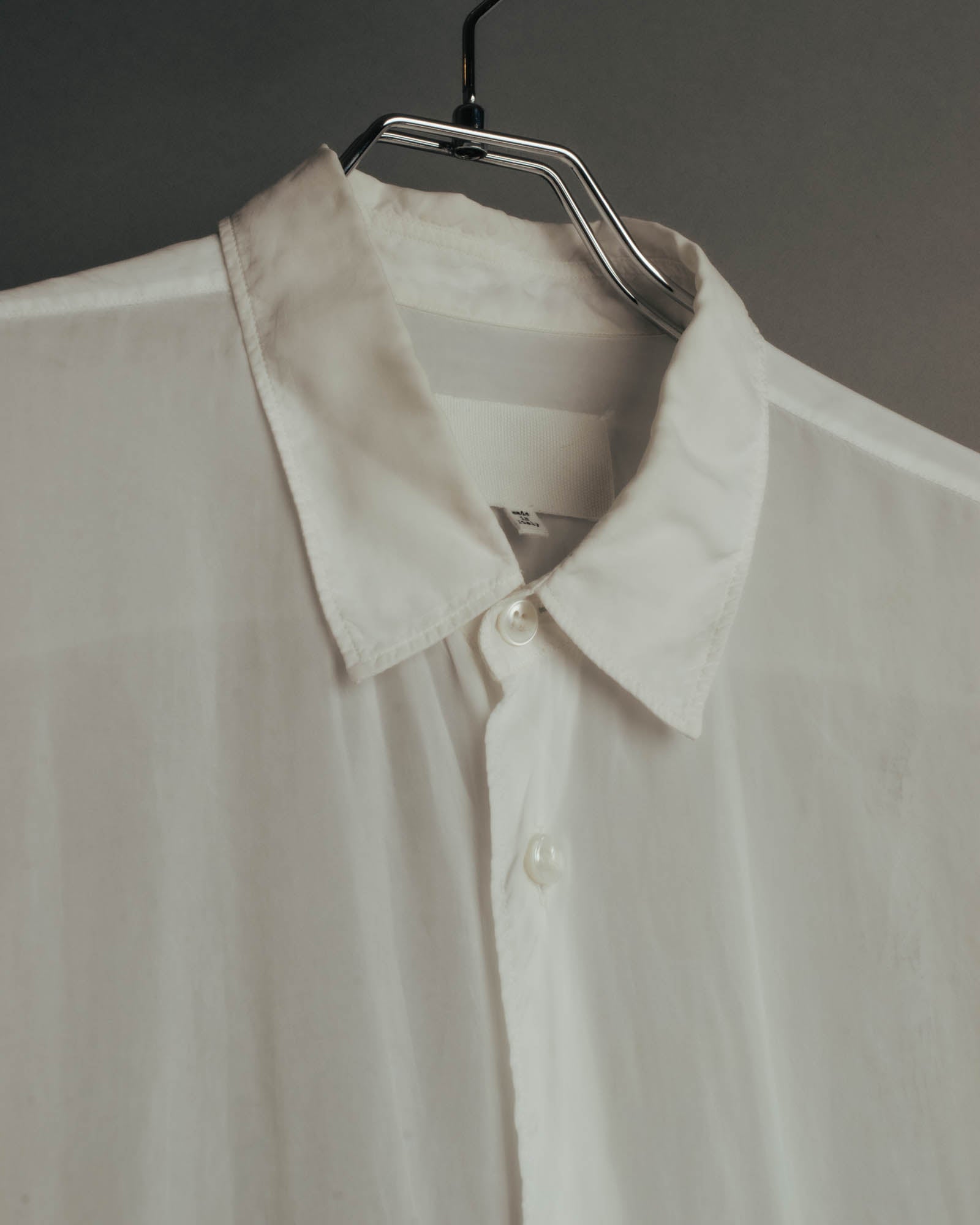 “Maison Margiela” 2018’s-20’s Cupro sheer white shirt