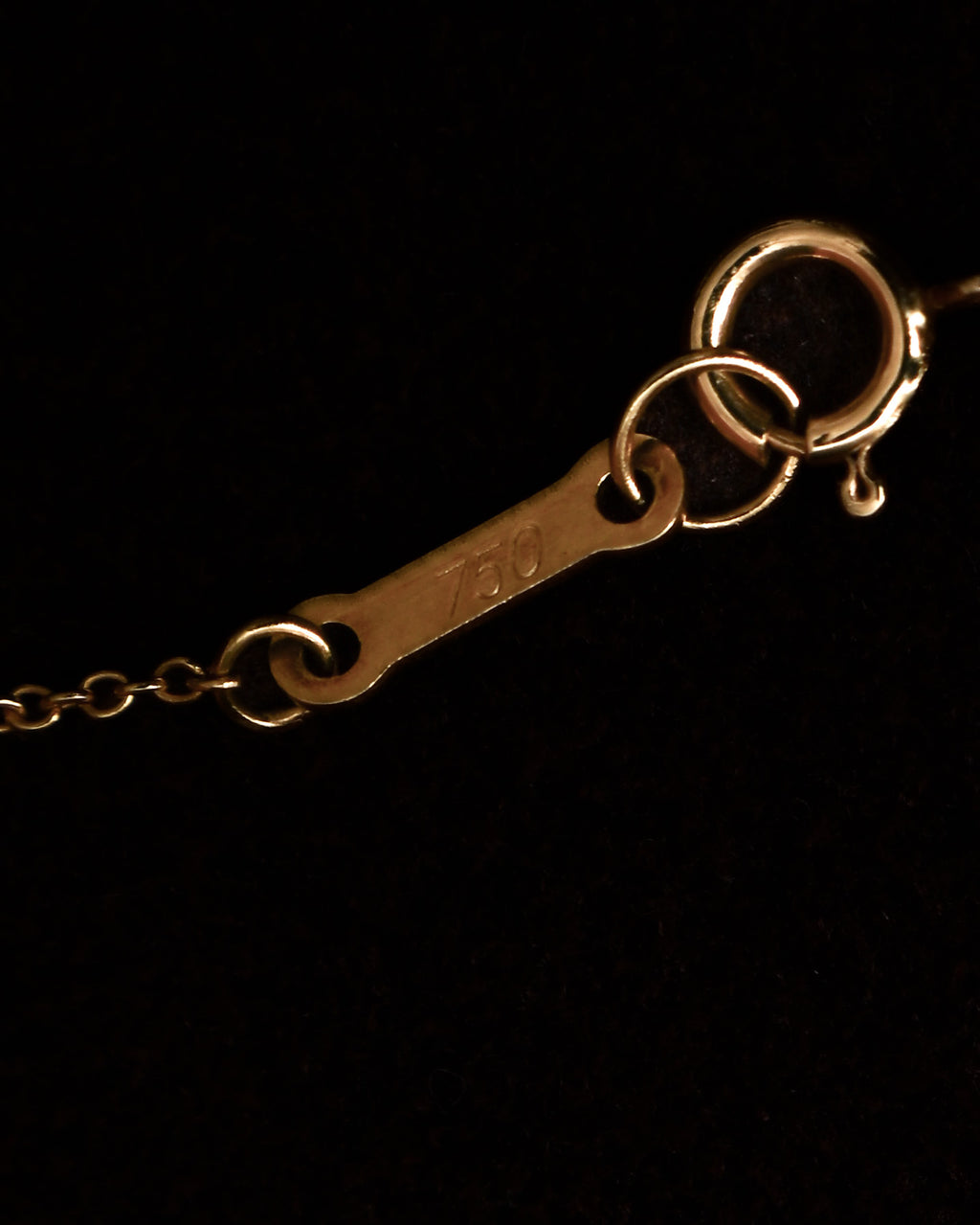 Tiffany&Co./ “Star of David” 18K Yellow Gold Necklace