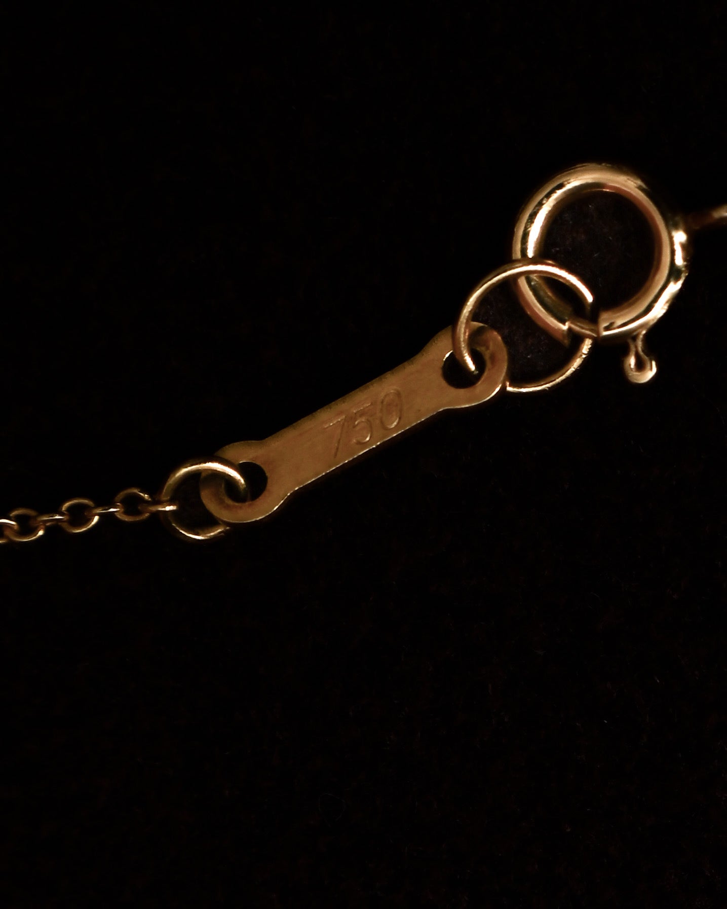 Tiffany&Co./ “Star of David” 18K Yellow Gold Necklace