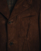 –SPECIAL– "Salvatore Ferragamo" 00’s reversible shearling sheep skin jacket