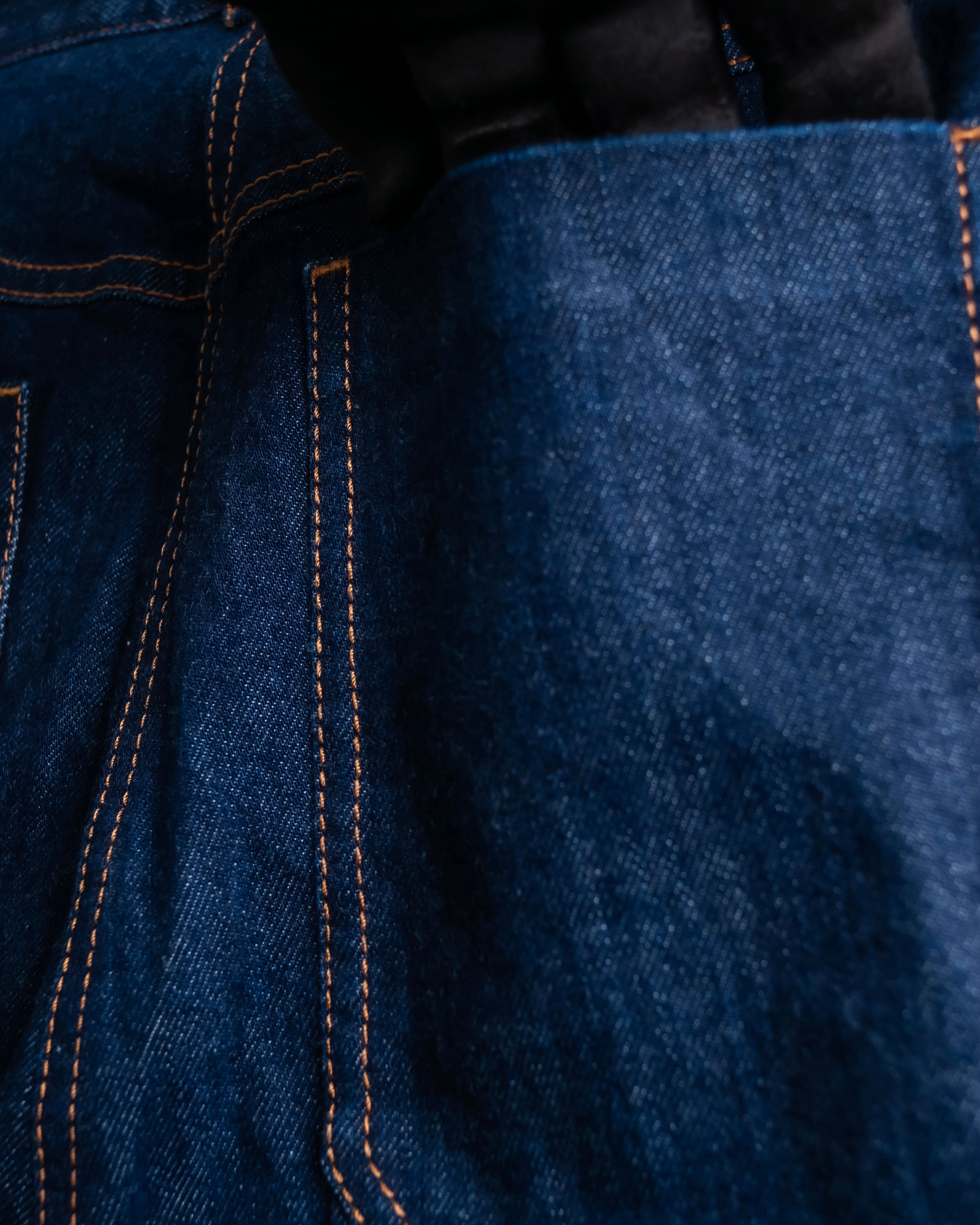 "BOTTEGA VENETA" Wide straight silhouette fisherman denim pants