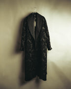“DOLCE&GABBANA” Late 2010’s-early 2020’s Baroque jacquard belted robe coat