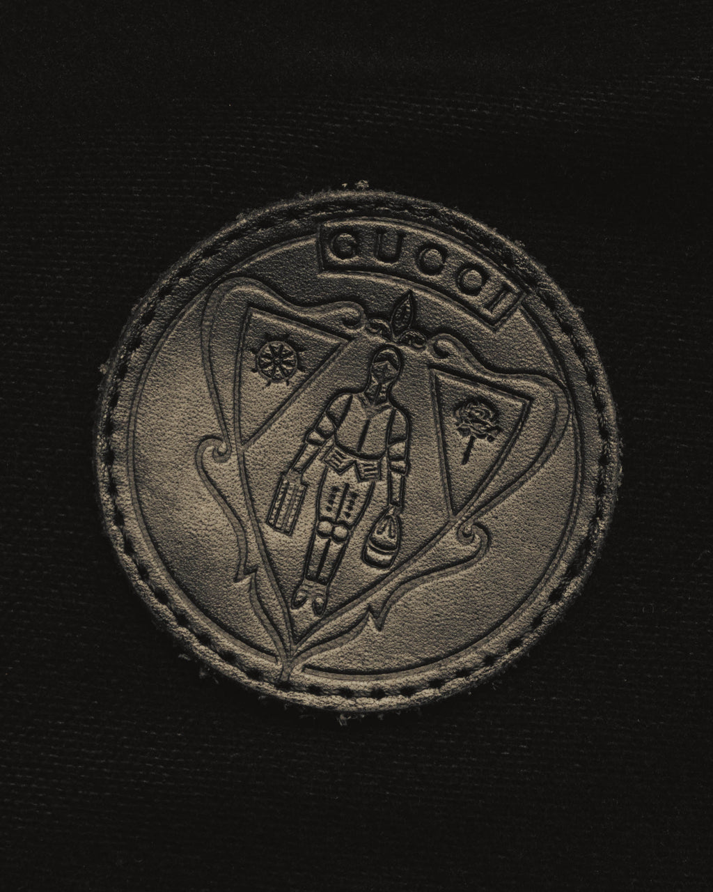 “GUCCI” Late 00’s military detail cotton long jacket