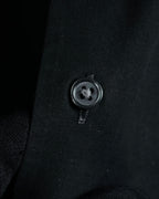 "SAINT LAURENT" 2017 season minimalist black dress shirt