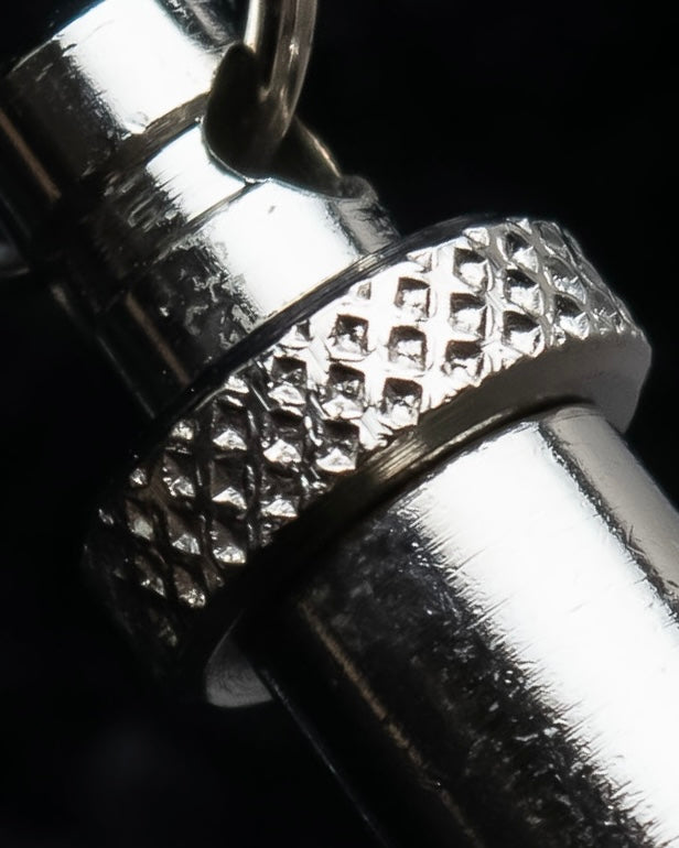 "HERMES" Le Sifflet à Ultrason series whistle motif leather necklace