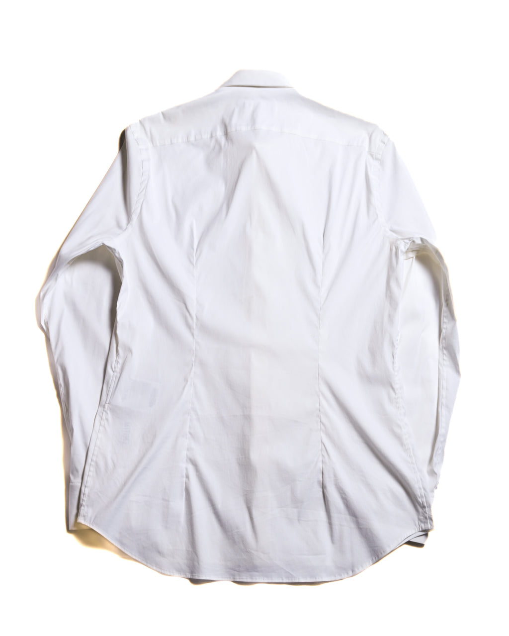 PRADA/ 2021 Thick Collar Oversized Dress Shirt White