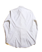 PRADA/ 2021 Thick Collar Oversized Dress Shirt White