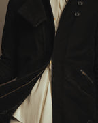 “GUCCI” Late 00’s military detail cotton long jacket