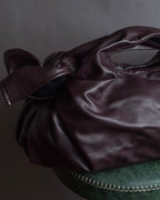 "COMME des GARCONS COMME des GARCONS" Knot drape design leather bag