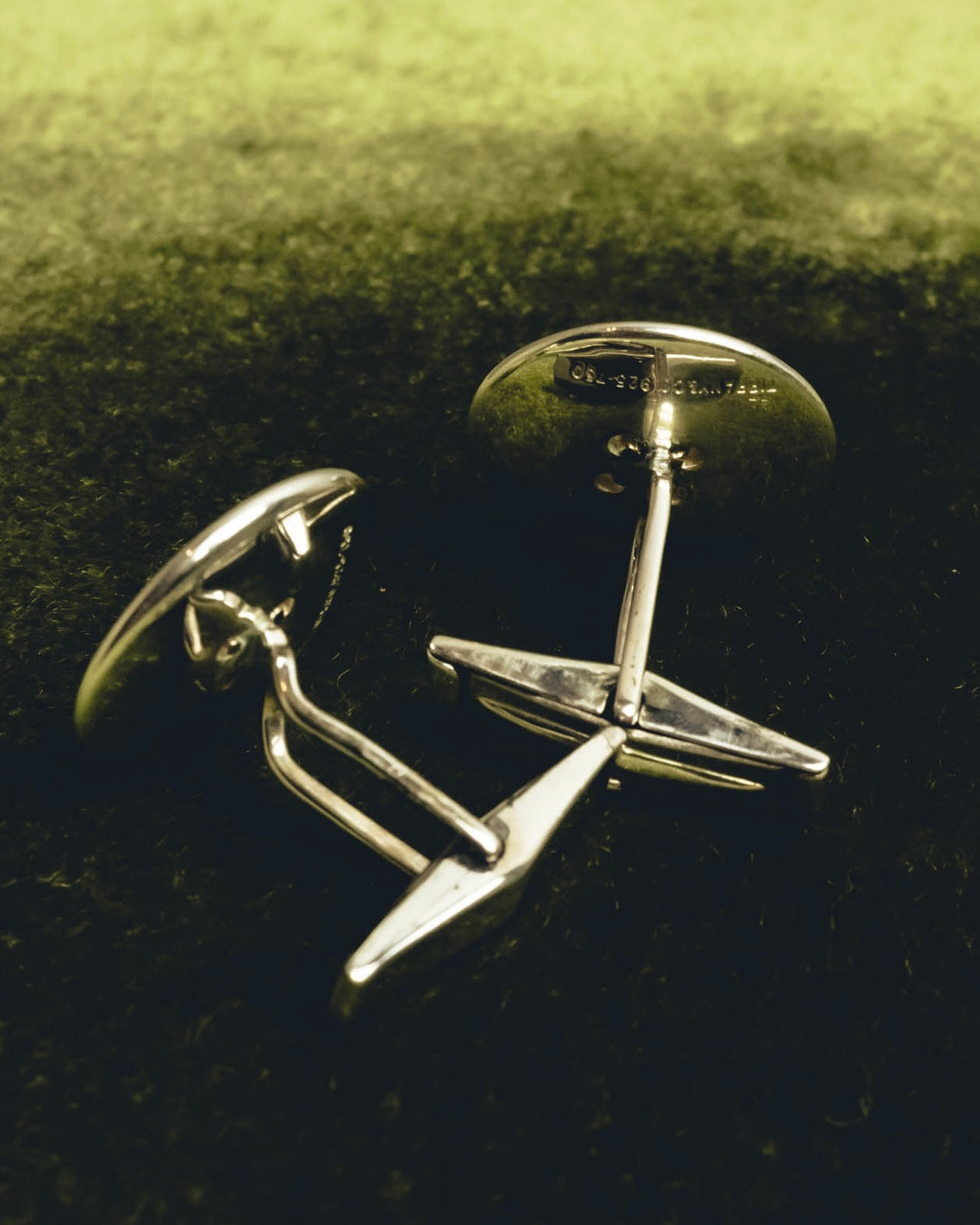 "Tiffany & Co." 90's-00's Sterling silver knot cufflinks