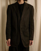 "BURBERRY" Cotton faded tailored jacket