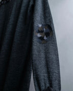 "PRADA" Camouflage pattern V-neck knit