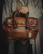 -SPECIAL- “GUCCI” 2016-2021 Archive inspired braided leather top handle bag