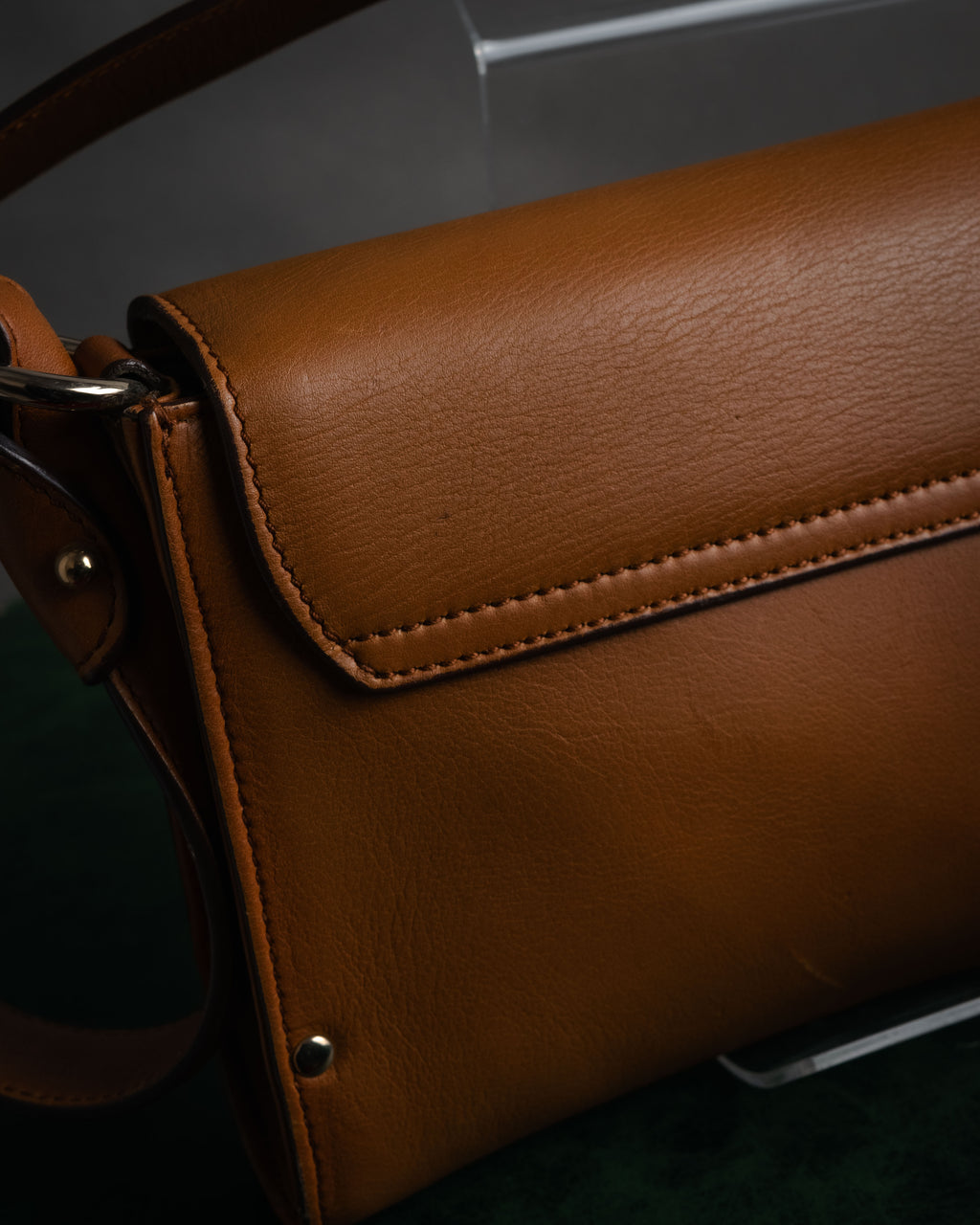 “Salvatore Ferragamo” 2000’s Gancini flap one handle bag