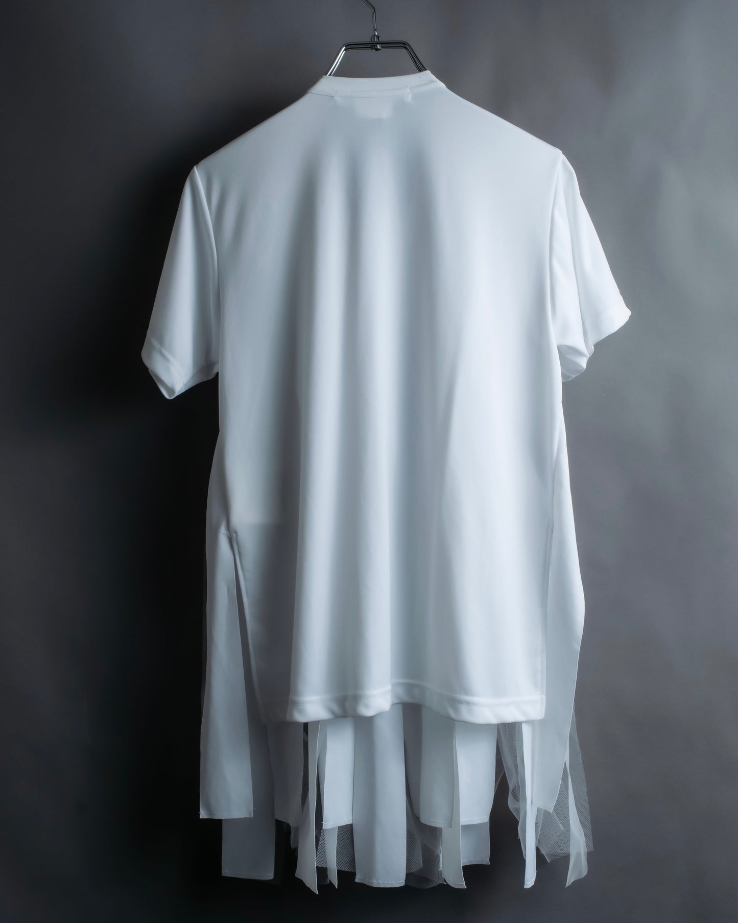 "COMME des GARCONS
 COMME des GARCONS" Tulle docking strip processing T shirt