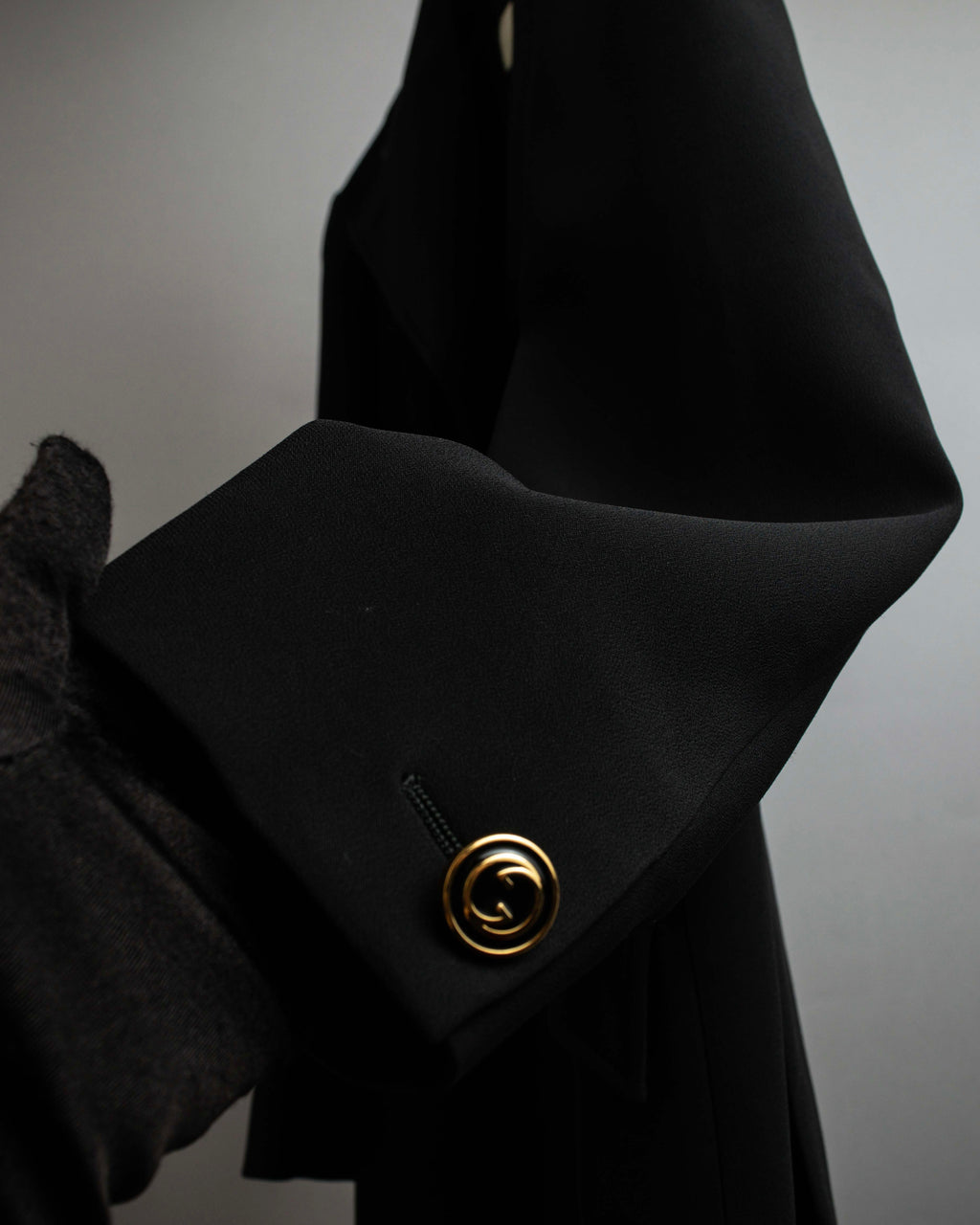 "GUCCI" Michele period stand collar modified design tailored jacket