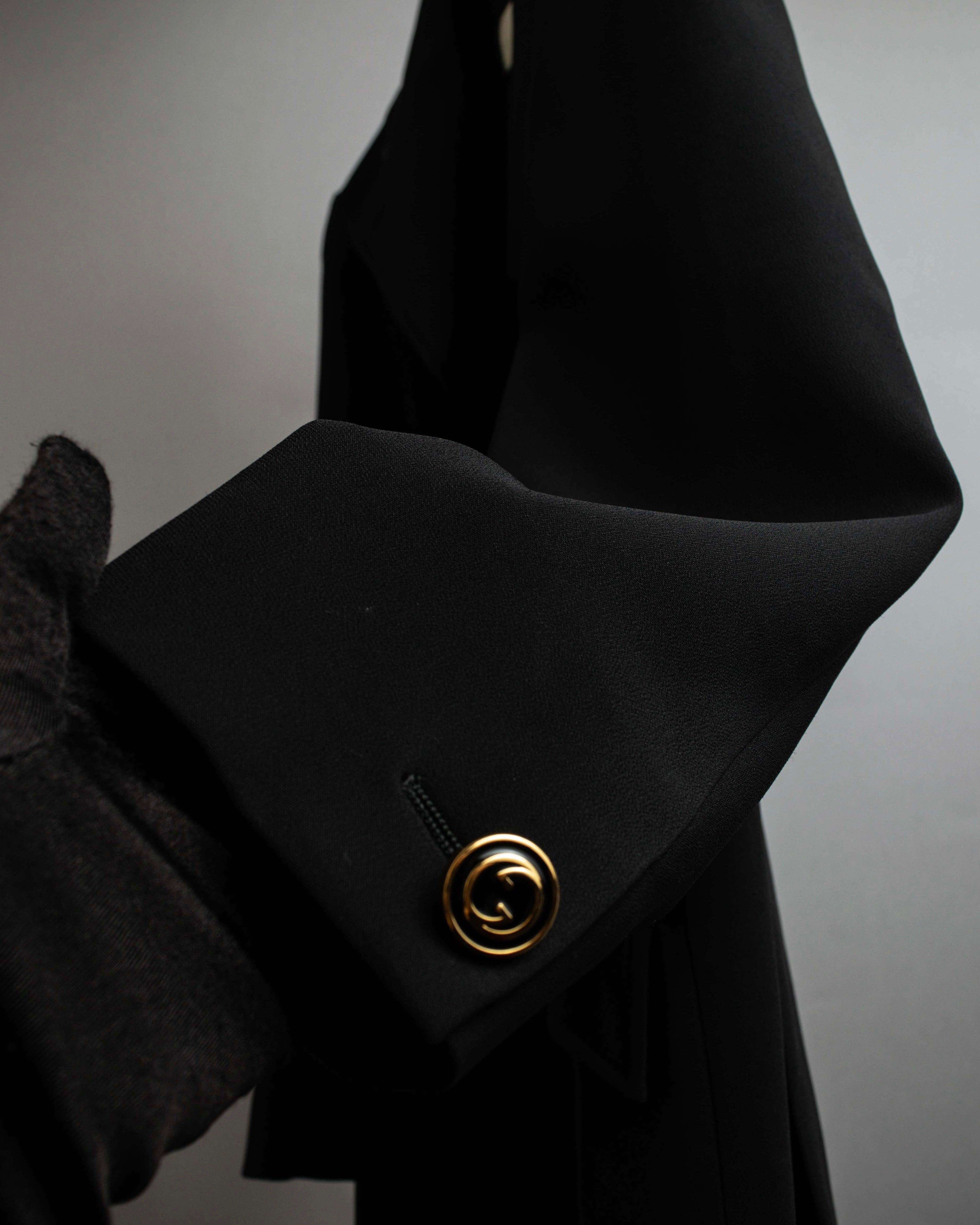 "GUCCI" Michele period stand collar modified design tailored jacket