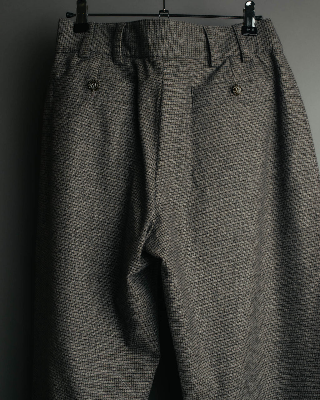 -SPECIAL- “CHANEL” 05AWmicro houndstooth tweed wide trousers
