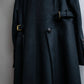 "GUCCI" Asymmetrical front detail high neck coat