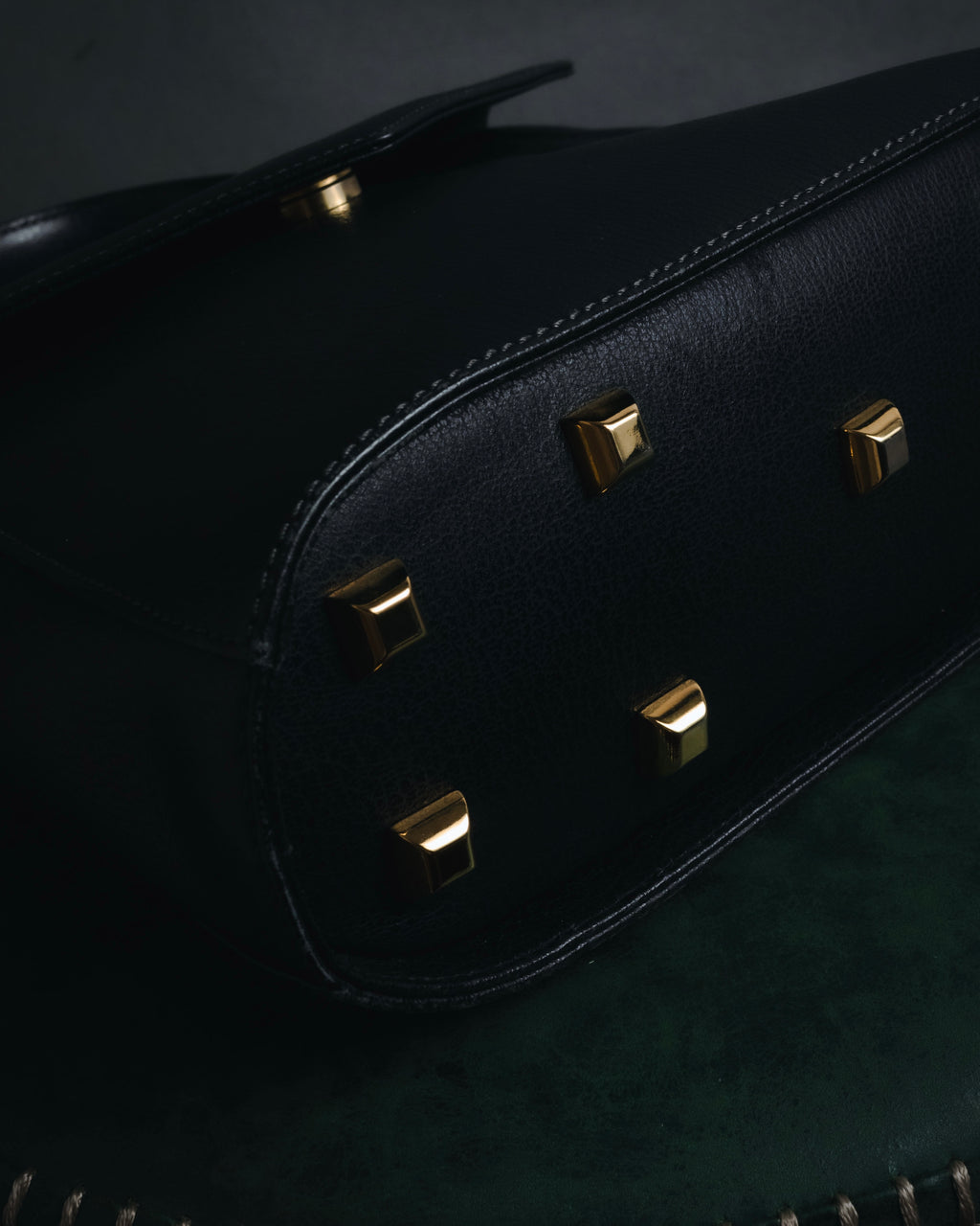 "Salvatore Ferragamo" Mid 90’s archival envelope flap top-handle bag