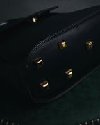 "Salvatore Ferragamo" Mid 90’s archival envelope flap top-handle bag